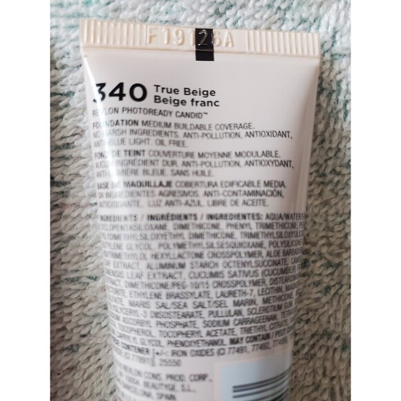 2x Revlon Candid PhotoReady Foundation 340 True Beige Natural Finish .75 oz Set - Picture 2 of 8